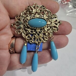 NEW/OLD VINTAGE WHITING & DAVIS GOLDTONE Brooch